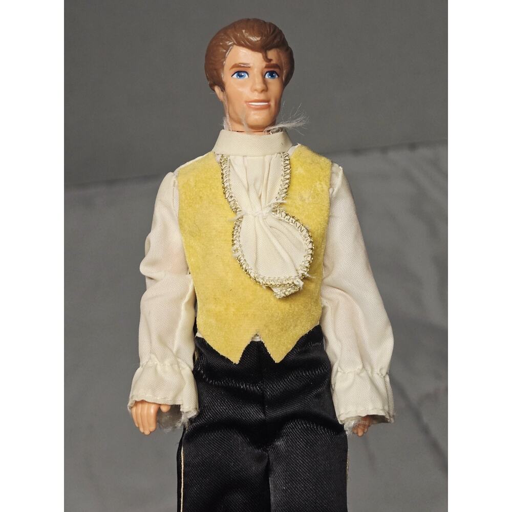 Disney Prince Adam Ken Doll Beauty And The Beast Outfit Action Figure Toy
